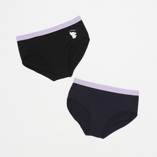 LOVETOXIC 女童款簡約配色內褲2件組