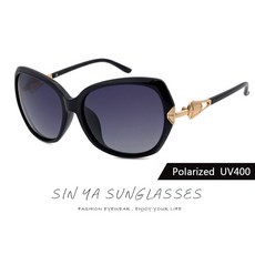 淑女菱形簍空造型偏光太陽眼鏡墨鏡 (抗UV400)