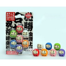 IWAKO造型橡皮擦 開運不倒翁, 1組