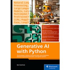 (英文圖書) Generative AI with Python: The Developer's Guide to Pretrained Llms Vector Dat... 平裝版, Rheinwerk Computing, 英文