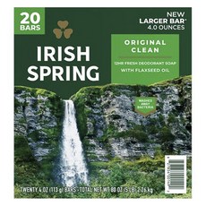IRISH SPRING Spring運動香皂 20入組, 1個