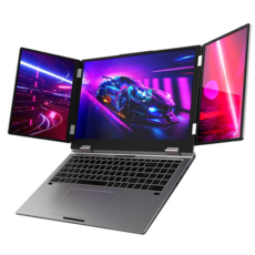 16吋 三層幕燈 （i7-1260P / 32GB RAM / 2TB SSD）, 黑色, MAX16 三螢幕搭配型電腦, WIN11 Pro