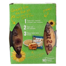 烤大蒜鷹嘴豆泥+海鹽風味扁豆餅乾, 1盒, 101g