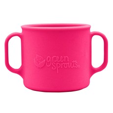 green sprouts 小綠芽 孩童雙耳水杯, 1入, 粉色