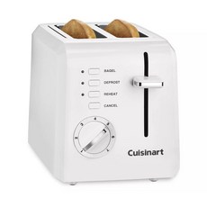 Cuisinart 美膳雅 2片式金屬經典烤麵包機 白色, 單品
