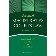 (英文圖書) Essential Magistrates' Courts Law 平裝版, Waterside Press, 英文