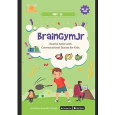 (英文圖書)BrainGymJr: Read and Solve ( 8-9 years) - III: Learn with conversational stories... 平裝版, Independently Published, 英文