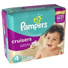 Pampers 幫寶適 cruisers黏貼型尿布, 第4階段, 24片