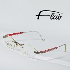 Flair 光學眼鏡，無邊框設計，金屬鏡腳