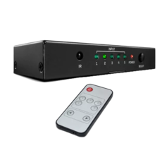 LINDY 林帝 HDMI 2.0 4K/60HZ 18G 5進1出切換器/選擇器 (附遙控)