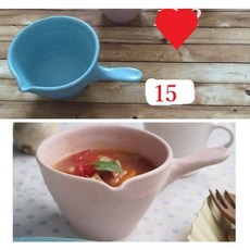 哈日媽咪的愛敗日記 益子燒 木之根 馬卡龍色系片口缽 單柄湯缽 藍色 陶瓷湯碗 日式餐具