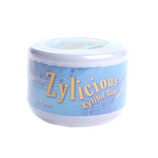 FUN FRESH FOODS Gilicius 木糖醇口香糖, 90g, 1罐, Peppermint