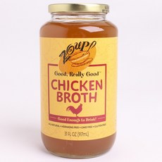 Zoup 雞高湯 無脂無麩質, 1個, 917ml