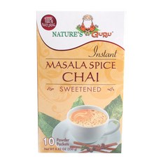 NATURE'S GURU 馬薩拉香料茶沖泡粉 有糖, 10片, 25g