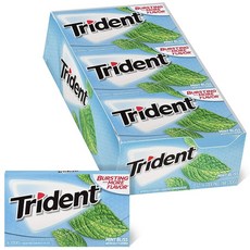 Trident 無糖木糖醇口香糖, 1.9g, 168入, Mint Bliss