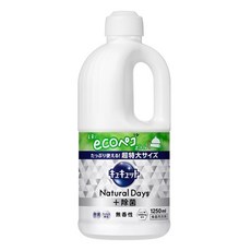 Kao 花王 Cucute 珂珂透 Natural Days+廚房洗潔劑補充包 清爽檸檬香, 1個