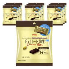 meiji 明治 袋裝CACAO 86%黑巧克力 5包入, 10個, 25g