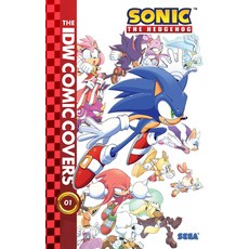 (英文圖書)Sonic the Hedgehog: The IDW Comic Covers Vol. 1 精裝版, IDW Publishing, 英文