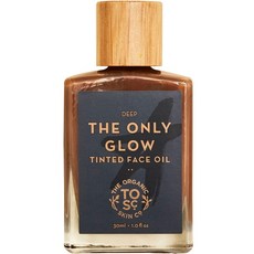 The Organic Skin co The Only Glow臉部潤色光澤油 30ml, 1個, 深的