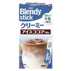 AGF Blendy 冰可可歐蕾即溶式沖泡粉, 1個, 6入