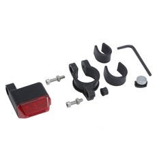 自行車尾燈套件, 1個, 紅+黑