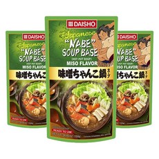 DAISHO 大逸昌 味噌相撲鍋湯底, 3包, 750g