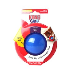 KONG 零食分配器小狗玩具 S號, 1個, 紅+藍