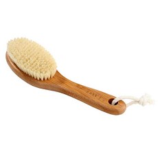 BASS Wild Bore 豪華短曲線手柄長 Bristol 身體刷, 1個, 木頭, 1入