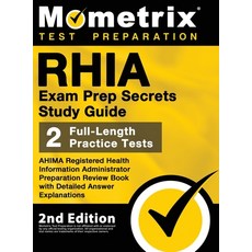 (英文圖書) RHIA Exam Prep Secrets Study Guide - AHIMA Registered Health Information Administrator Prepar... 精裝版, Mometrix Media LLC, 英文