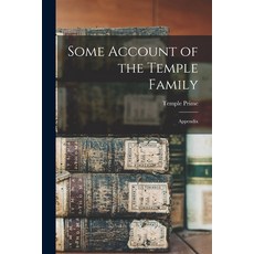 (英文圖書) Some Account of the Temple Family: Appendix 平裝版, Legare Street Press, 英文