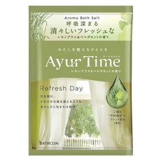 BATHCLIN 巴斯克林 Ayur Time泡澡浴鹽 檸檬草與佛手柑香, 1個