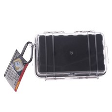 PELICAN 派力肯 微型防水氣密箱, 1個, 黑色+透明