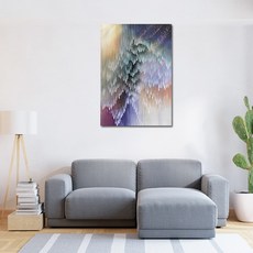 御畫房 抽象手繪油畫 70x100cm DB-006