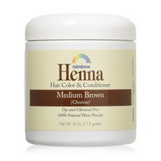 rainbow research 植物護髮染髮粉, 1罐, Medium Brown