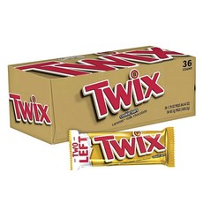 Twix 特趣 焦糖牛奶巧克力餅乾棒 36包入, 1.826kg, 1盒