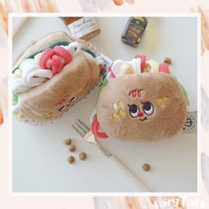 DingDog 韓國沙拉堡藏食玩具 拔河玩具 嗅聞玩具 寵物互動玩具 耐咬玩具, Brown