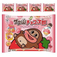 SakuyamaChocojiro 草莓牛奶口味餅乾 6個入, 5個, 96g