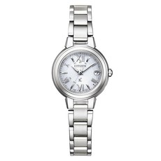 CITIZEN XC系列女款不鏽鋼藍寶石光能電波錶 ES9430-54A