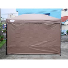 通用防水圍布 遮陽棚圍布/遮雨棚/客廳帳/炊事帳 邊布 銀膠圍布 防蚊紗網, 卡其色