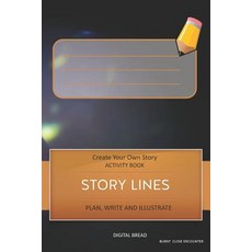(英文圖書)Story Lines - Create Your Own Story Activity Book Plan Write and Illustrate: Un... 平裝版, Independently Published, 英文
