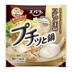 Ebara 荏原 Puchitto豆漿鍋芝麻火鍋湯底 4入, 1個, 160g