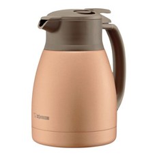 ZOJIRUSHI 象印 桌上型不鏽鋼保溫壺 SHHC10NU, 1L, 棕色, 1個
