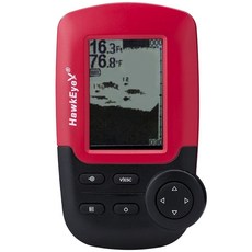 美國 HawkEye FishTrax 1X Dot Matrix魚群探測器, 紅+黑