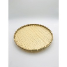 特白柑模/竹編籃/竹篩, 白色, 1個