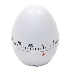 Chef Craft 雞蛋料理計時器 8.3cm, 1個, 白色