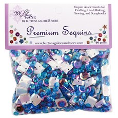 buttons galore&more 綜合亮片飾品裝飾 20g, 1個, 飛馬