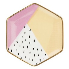 Pinky up 陶瓷茶盤, 色塊