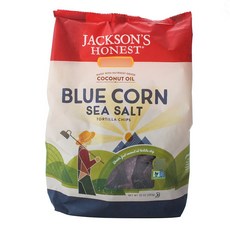 JACKSONS HONEST CHIPS 藍玉米脆片 海鹽口味, 1包, 283g
