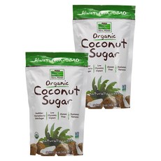 NOW Foods 椰子糖, 2個, 454克