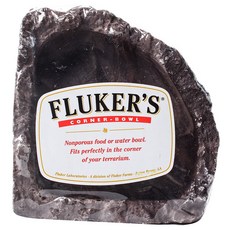 FLUKER'S 直角型寵物飼料碗, 1個